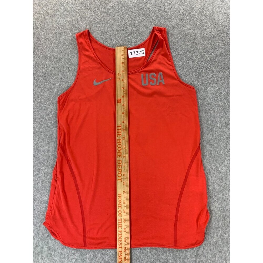 Nike Dri Fit USA Running Training Tank Top (Women's Small) Red - Picture 7 of 11